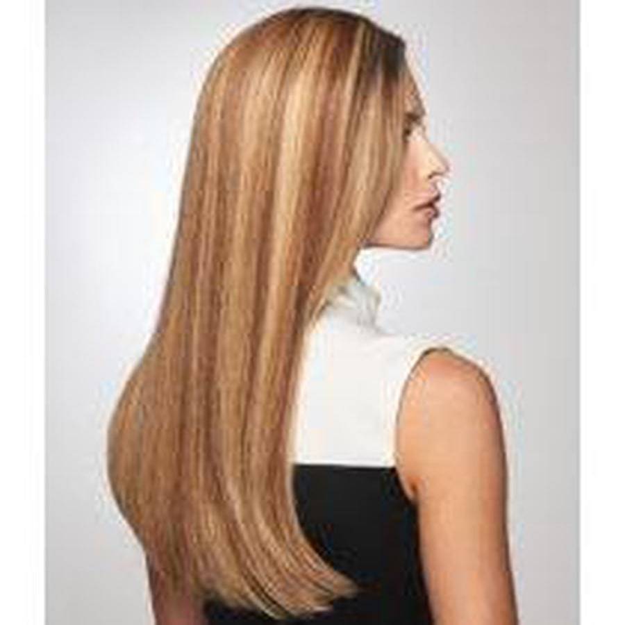 Gilded 18-Inch Human Hair Topper for Volume and Coverage