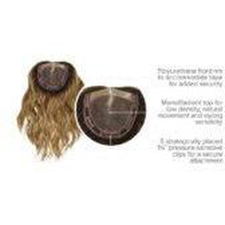 Alpha Wave 16-Inch Hair Top Piece for Beachy Waves