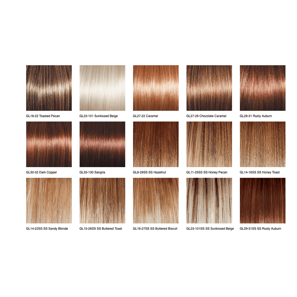 Runway Waves Women's Long Layered Wig - Auburn and Platinum Blonde