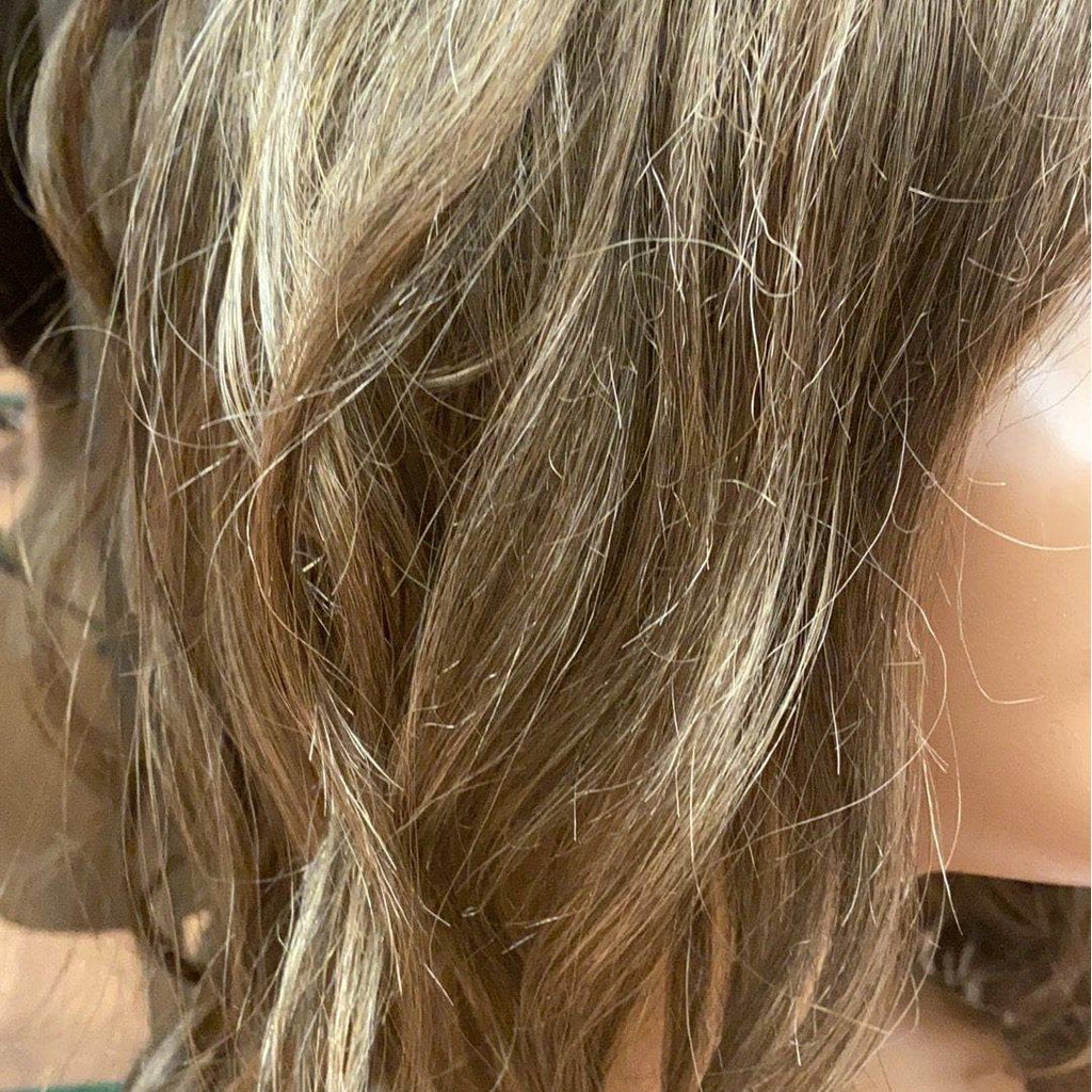 Runway Waves Women's Long Layered Wig - Auburn and Platinum Blonde