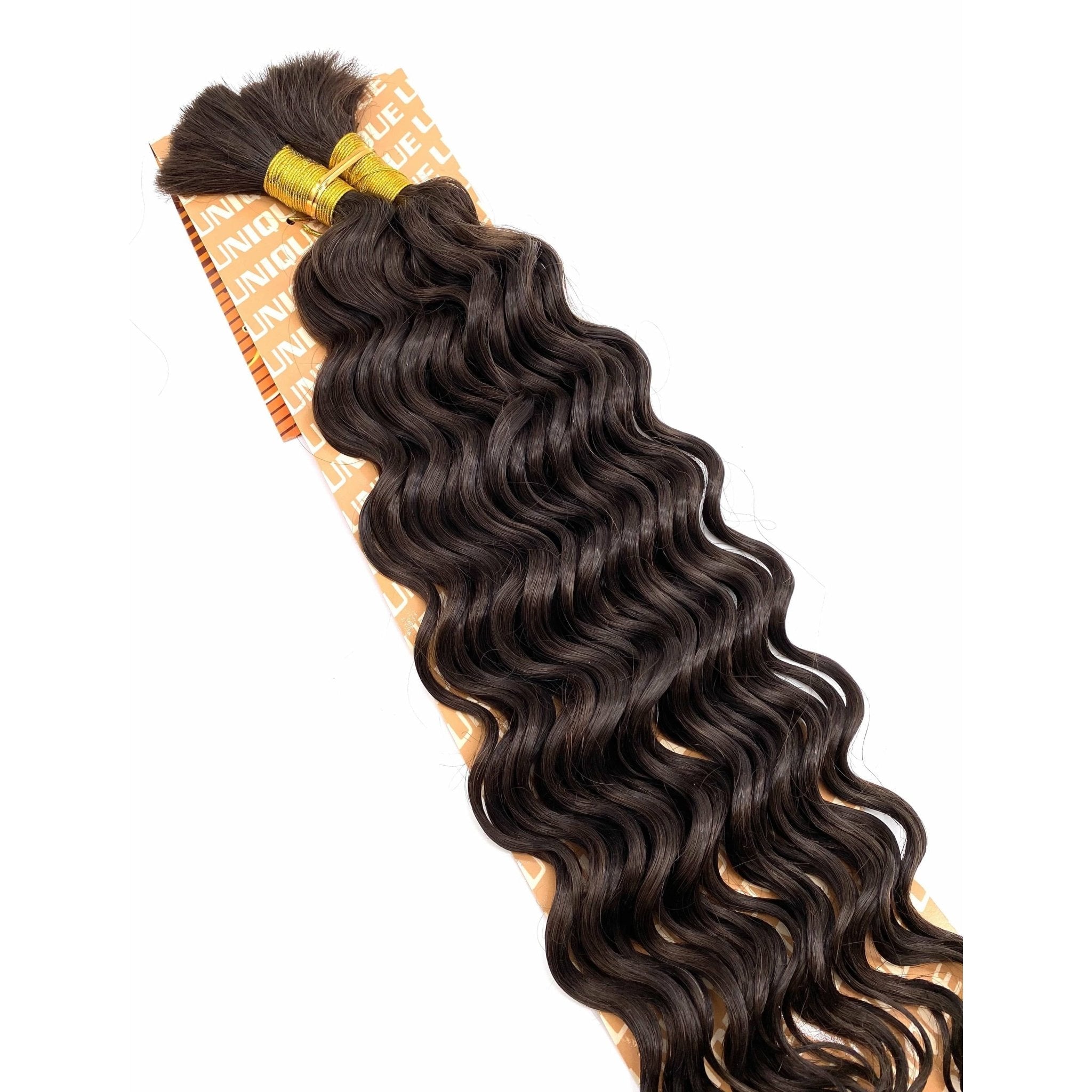 18-Inch Deep Bulk Human Hair Extensions for Natural Styling