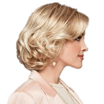 Twirl and Curl Women's Elegant Wig with Natural Lace Front