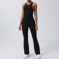 Women's High-Rise Yoga Jumpsuit Sleeveless Sporty Workout Bodysuit