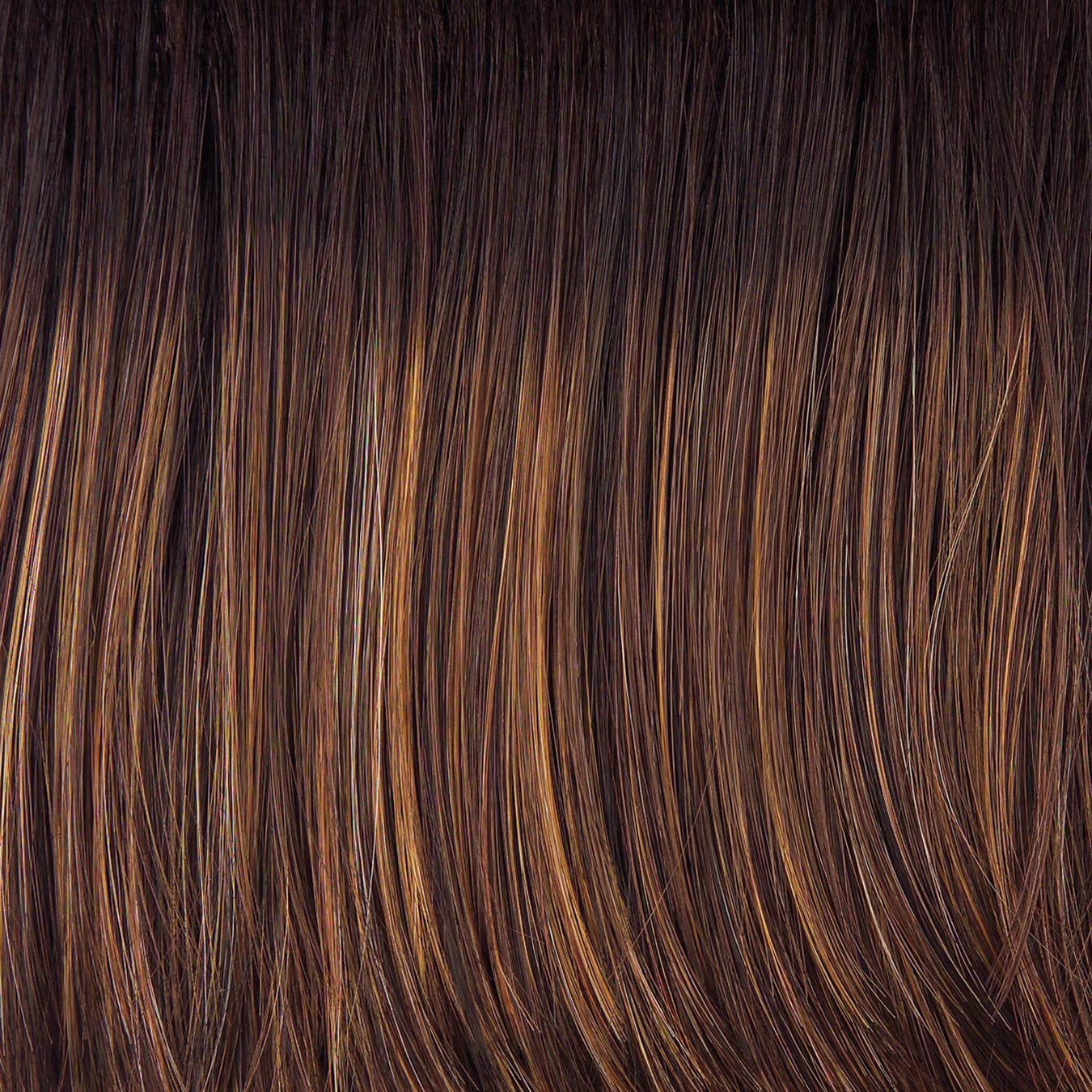 Classic Cut Women’s Wig Multi-Tonal Brown and Blonde Highlights