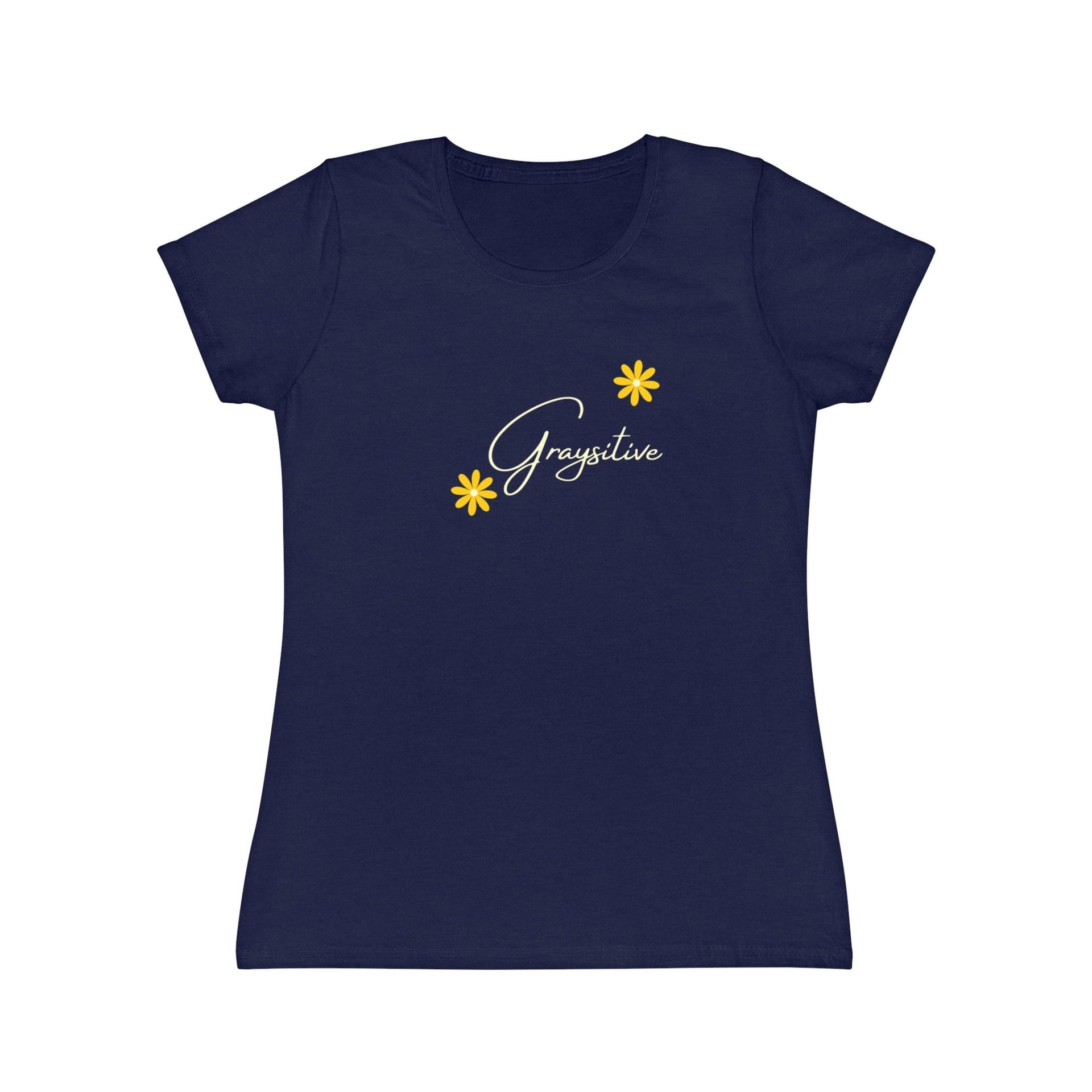 Women's Floral Graphic T-Shirt in Black, Pink, and Gray