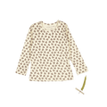 The Printed Long Sleeve Tee -  Neutral Floral