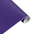 3D Carbon Fiber Vinyl Wrap Roll 30cm x 127cm Modern Adhesive Film