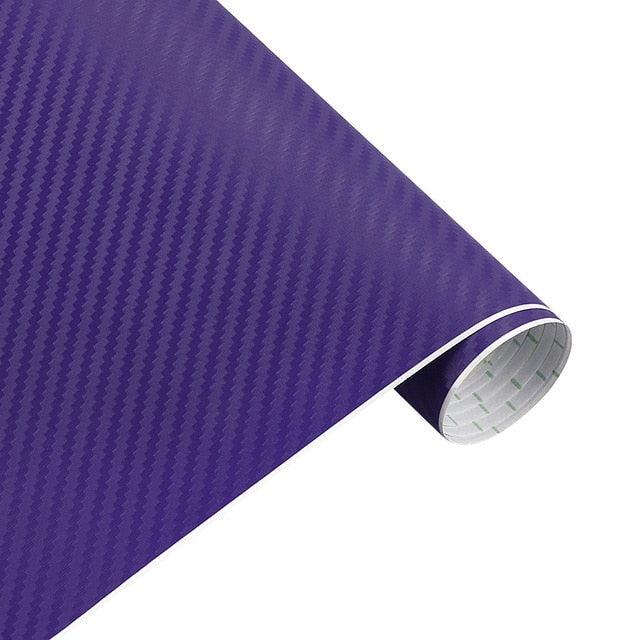 3D Carbon Fiber Vinyl Wrap Roll 30cm x 127cm Modern Adhesive Film
