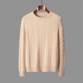 Men's Classic Knit Crew Neck Pullover Sweater - Minimalist Casual