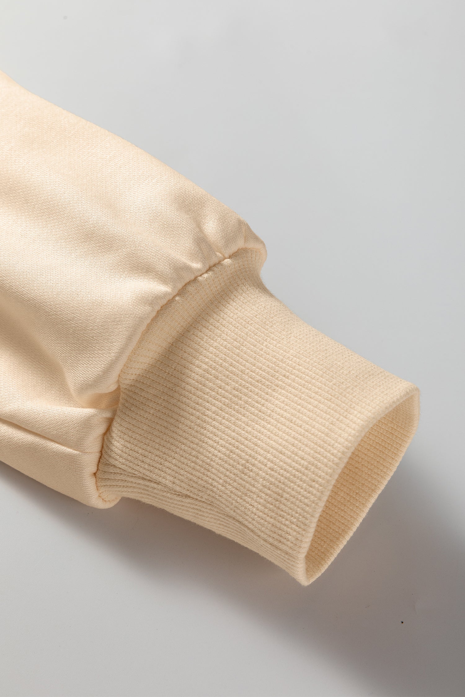 Women's Puff Sleeve Pullover with Cream and Striped Detail - Image 4
