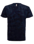 Cloud Wash Ocean Tie Dye Cotton Crew Neck T-Shirt - Image 2