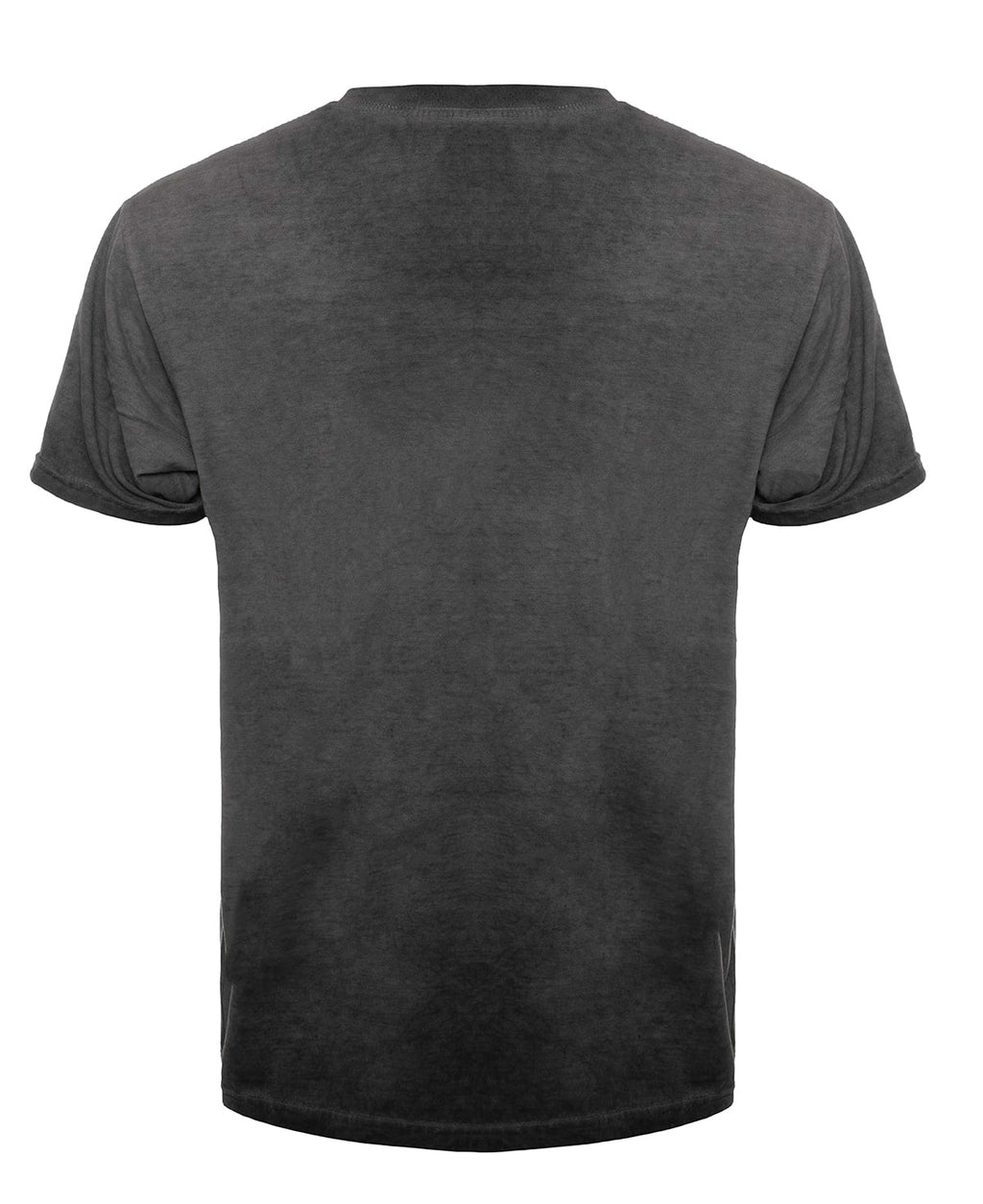 Oil Wash Granite Vintage Look Short Sleeve Crew Neck T-Shirt - Image 3