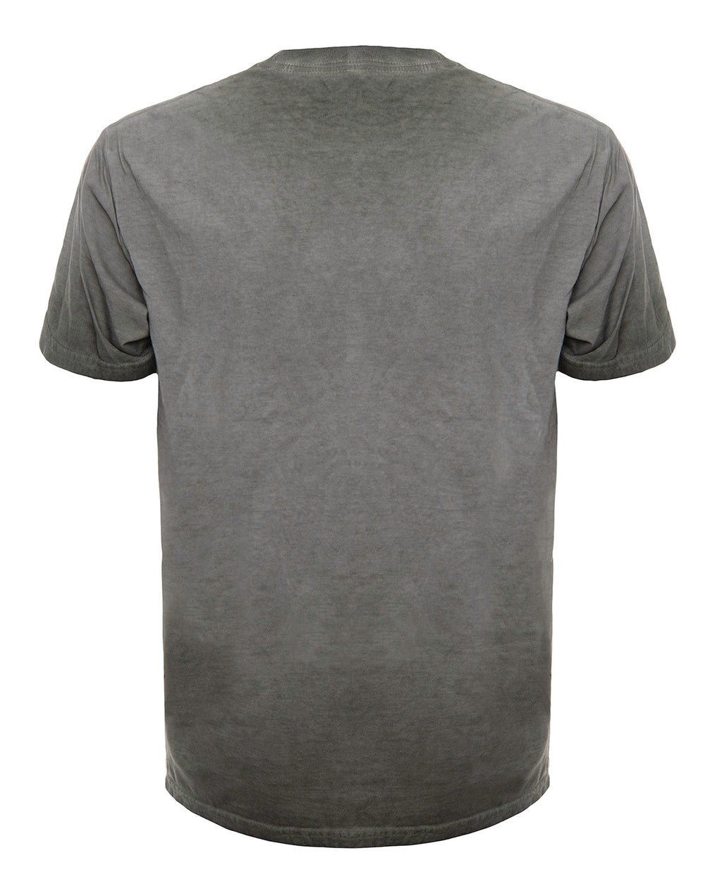 Oil Wash Thyme Vintage Style Short Sleeve Crewneck T-Shirt - Image 3
