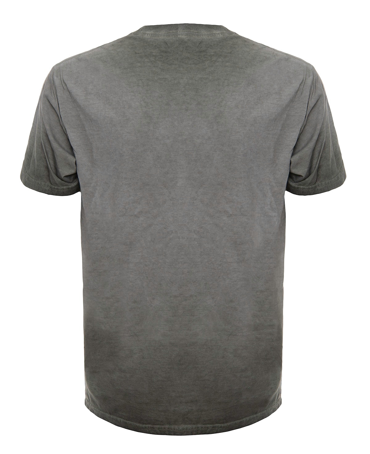 Oil Wash Thyme Vintage Style Short Sleeve Crewneck T-Shirt - Image 3