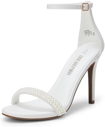 Women's Black Stiletto Ankle Strap Sandals Open Toe Party Heels - Image 20