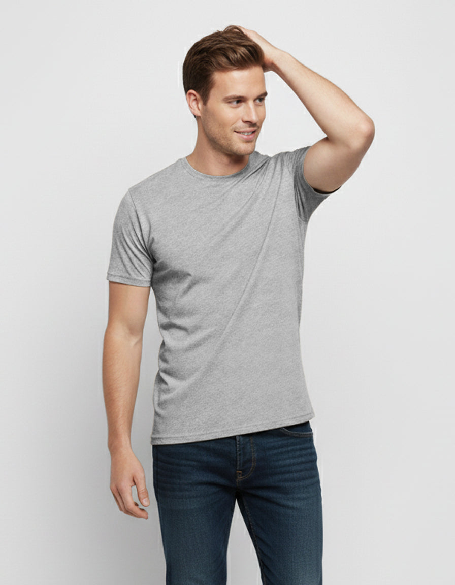 Cotton Perfection Crew Neck T-Shirt Dark Colors - Image 3