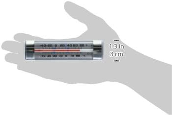 Escali AHF2 Shatter Proof Glass Refrigerator Freezer Thermometer