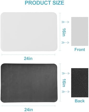 Dish Drying Mat for Kitchen Counter, Hide Stain Anti Absorbent for Kitchen