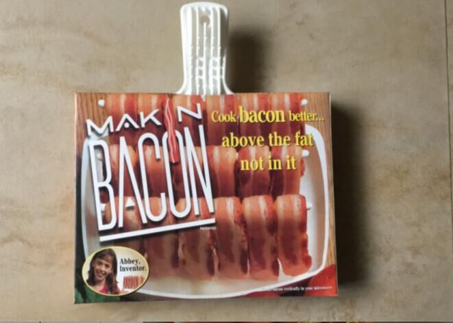Bacon BBQ Grill Pan for Camping and Outdoor Cooking