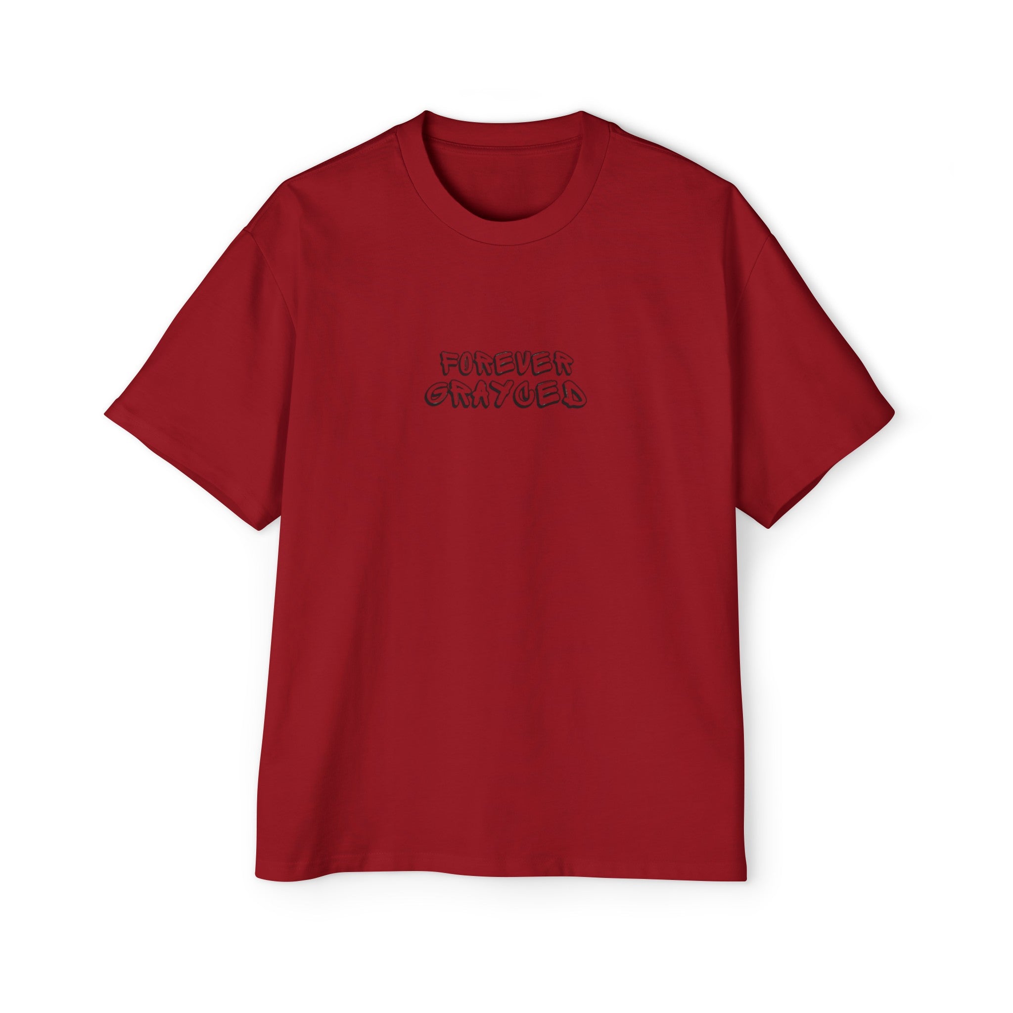 Men's Heavy Oversized Cotton T-Shirt Streetwear Casual Tee