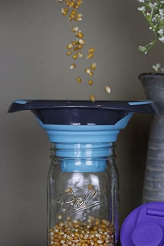 Kitchen Canning Funnel – Collapsible Silicone Food Funnel