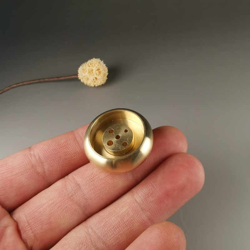 Pure Copper 5-hole Thumb Copper Incense Stick Pure Copper Releasable Wire Incense Burner