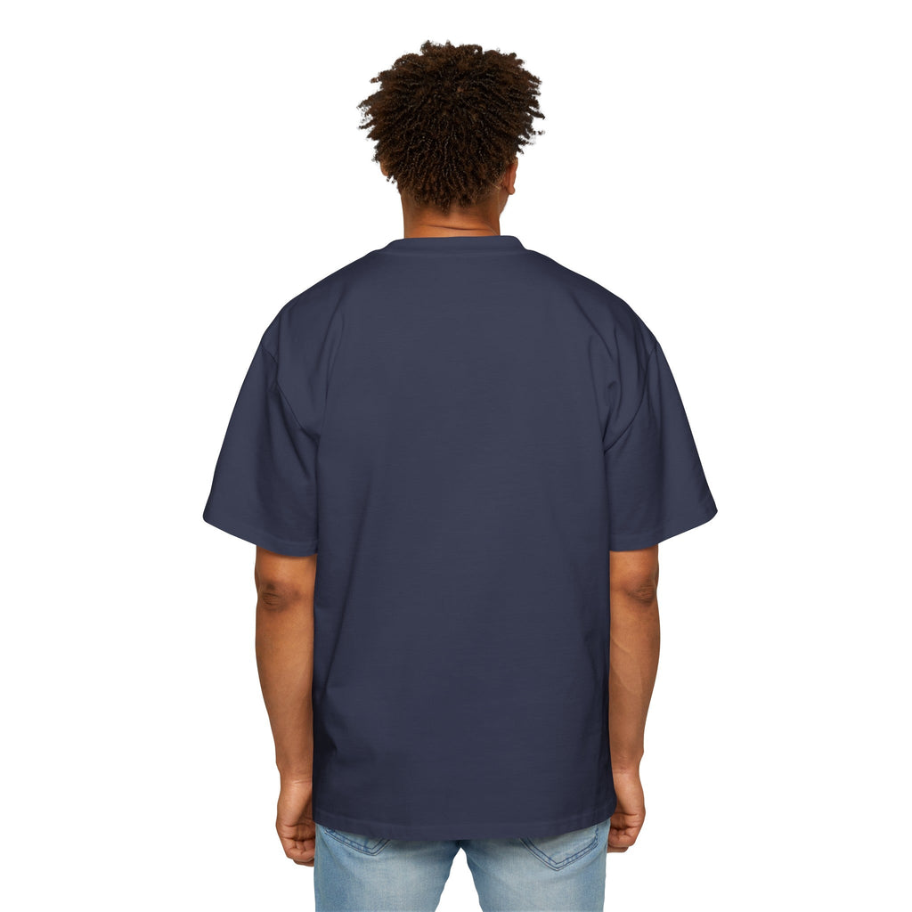 Men's Heavy Oversized Cotton T-Shirt Streetwear Casual Tee