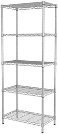 SINGAYE 5 Metal Shelves Wire Shelving Storage Shelf Adjustable Unit Pantry
