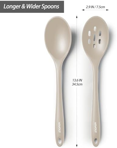 Vovoly Silicone Spoons for Cooking