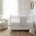Gretchen wallpaper design by Heights Design Studio shown on a modern interior wall