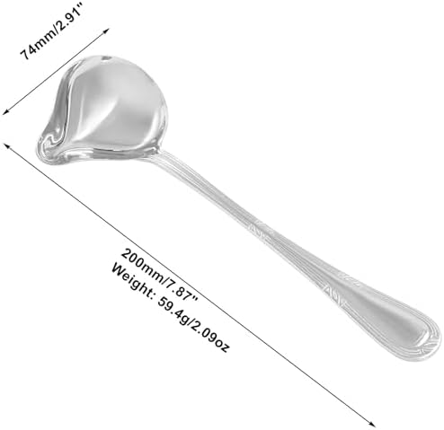2 Pcs Stainless Steel Sauce Ladle