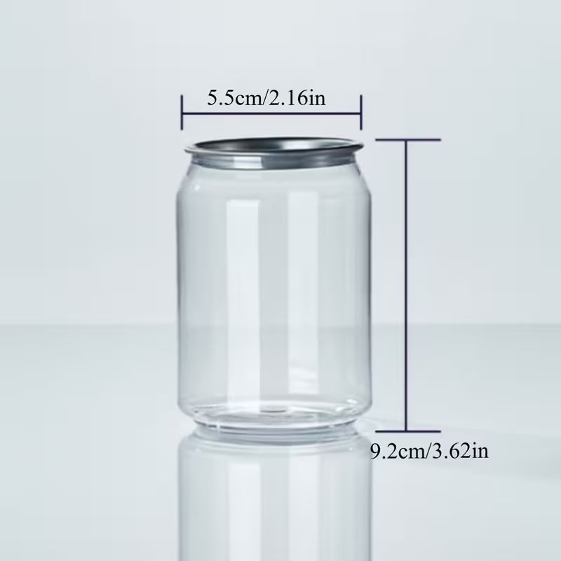 8.45 oz PET Corrugated Round Beverage Jars