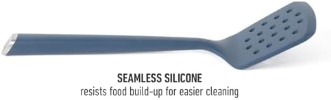 Calphalon Edge Silicone Slotted Turner, Flexible Silicone Slotted Spatula