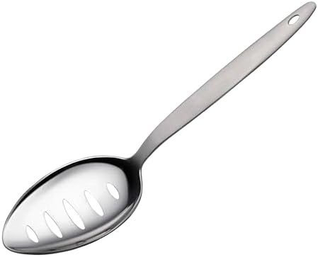 Kunz Spoon Slotted | 9 Inch Horizontal Slot Chef Spoon