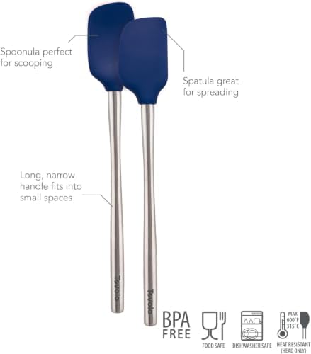 Tovolo Flex Core Silicone Spatula Spoonula Set of 2