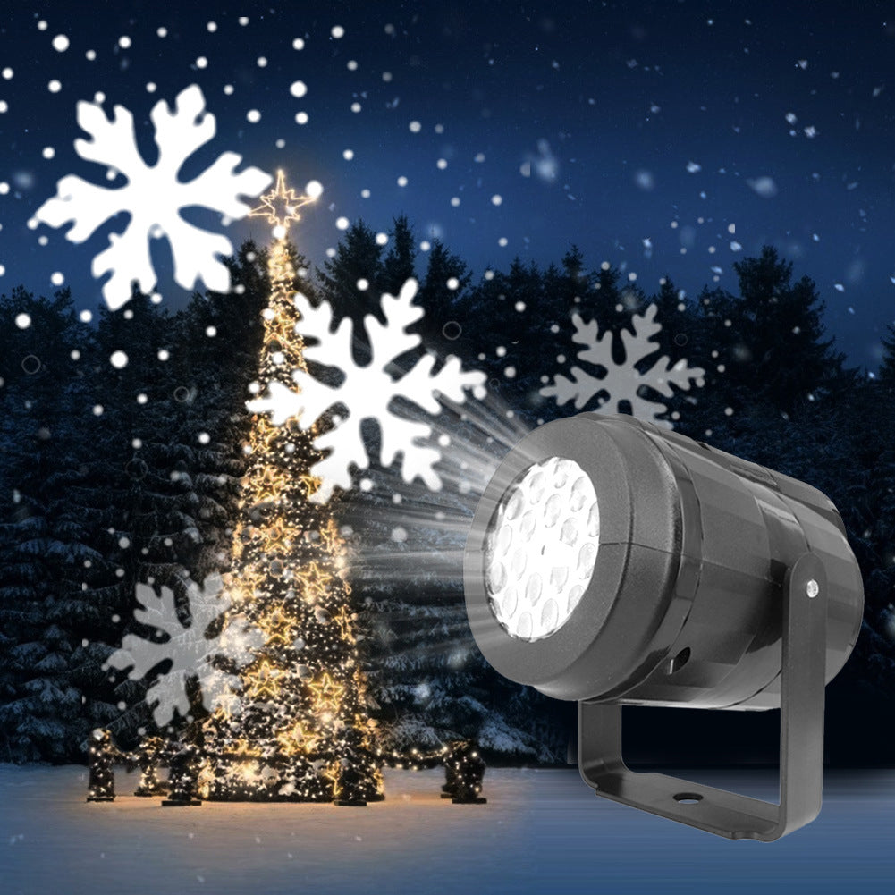 Rotating Christmas Snowflake Projector LED Light for Holiday Decor
