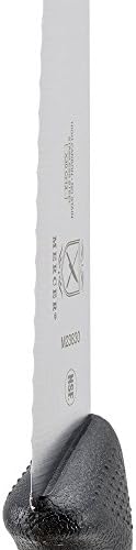 Mercer Culinary M23830 Millennia Black Handle, 7.5-Inch Wavy Edge, Chef's Knife