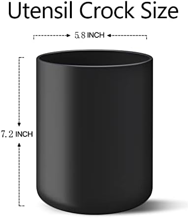 LATCHHOOK Black Kitchen Utensil Holder