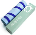 Premium TPE Yoga Mat - Body Alignment Guide Lines and Non-Slip Grip - Perfect for Home Exercise and Gym Workout - Light, Portable, Compact - Travel-Friendly Shoulder Strap