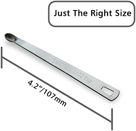 2PCS 1/32tsp Mini Measuring Spoon, Small Teaspoon