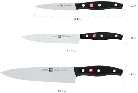 ZWILLING Twin Signature 3-Pc Knife Set Made in Germany