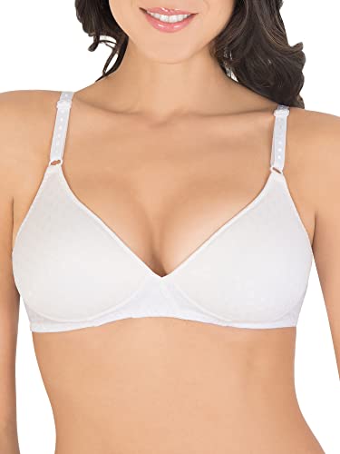 Pink Wear Everywhere Lightly Lined Bra - Fruit of the Loom Women's Lightly Lined Wire-free Bra