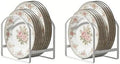 2 Pack Kitchen Plate Holder Organizer