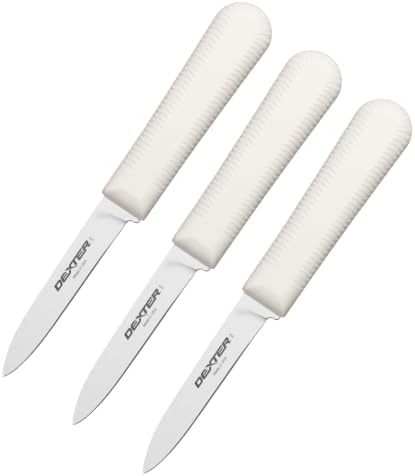 Dexter Sani-Safe 3-Pack of 3¼ Paring Knives, DEXSTEEL Blades