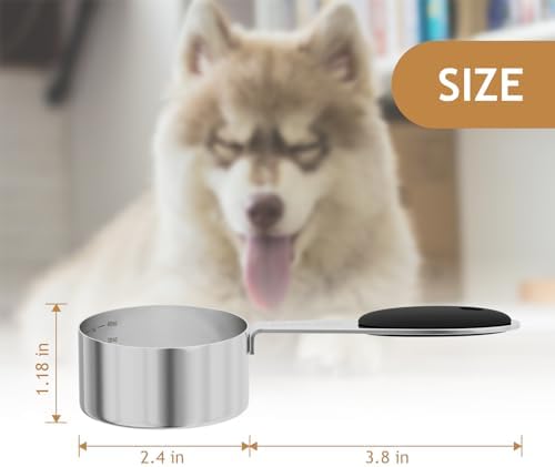 1PCS 1/3CUP Dog Cat Food Scoop, Measuring Cup