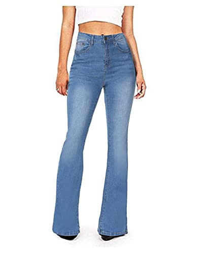 Rfm Jeans - KDF Flare Jeans for Women Womens Bootcut Bell Bottom Jeans High Waisted Stretch Slimming Bell Bottoms Jeans