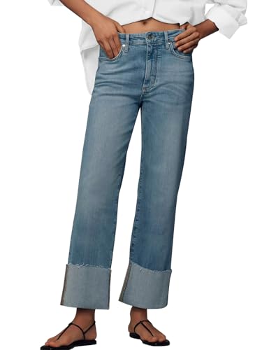 Celine Jeans - Jeans for Women Wide Leg Baggy High Waist Boyfriends Straight Leg Stretchy Denim Pants Trendy Fall 2024