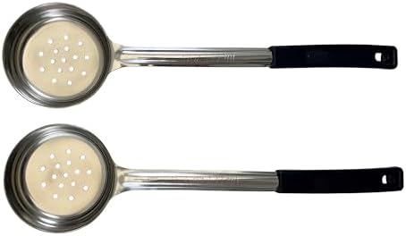 6 oz Slotted Stainless Steel Portion Control Ladle Spoodle -