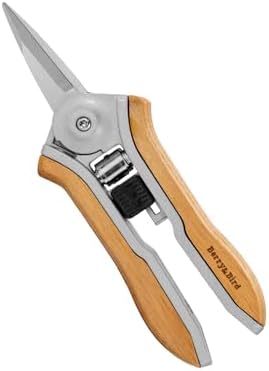 Berry&Bird Mini Pruning Shears for Gardening Straight Blades Hand Pruners
