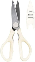 Rae Dunn Kitchen Scissors- Stainless Steel Kitchen Shears, Cooking Scissors